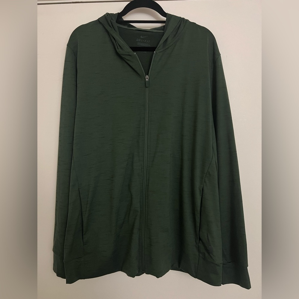 Nike drifit zip hoodie